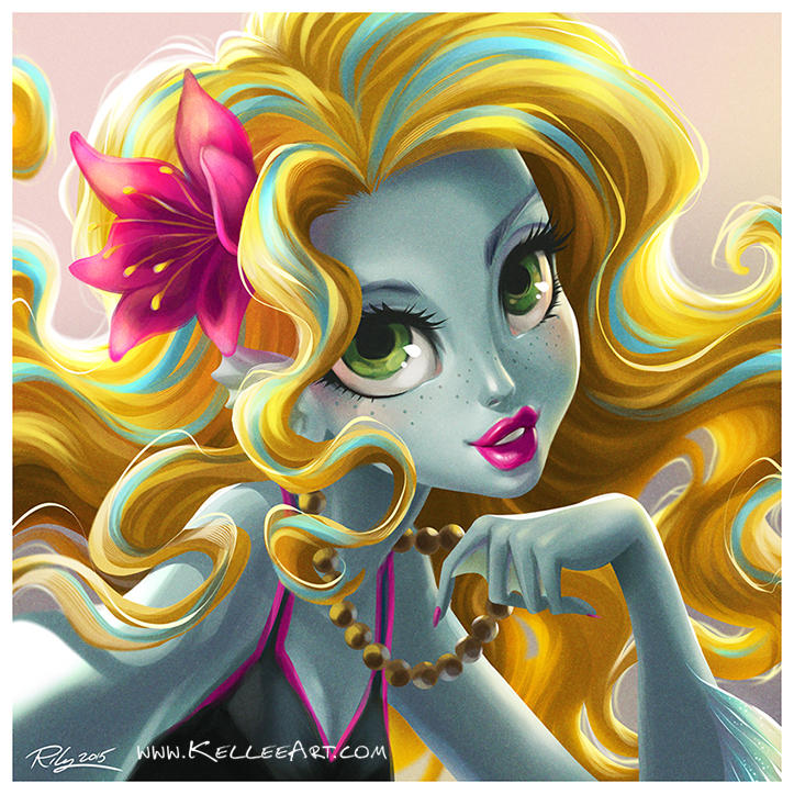 Beautiful Day Lagoona Blue by KelleeArt