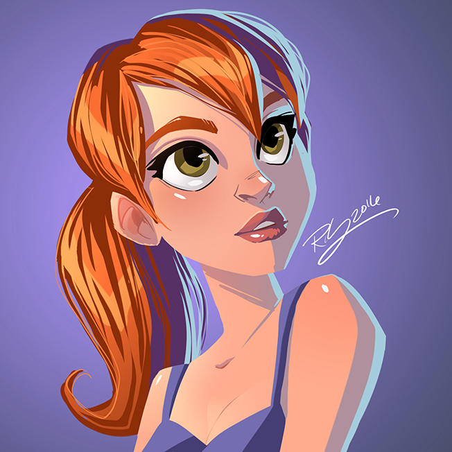 Girl1 by KelleeArt