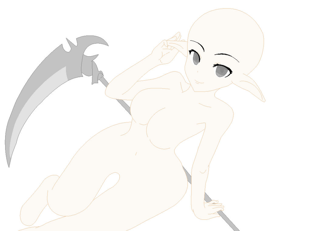 Scythe Anime Girl Base By Malice Bases On Deviantart