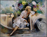 My study Painting by Buble