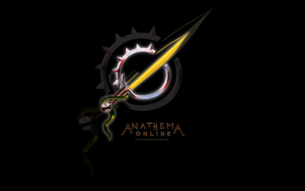AO: Logo Wallpaper Black by Khalo