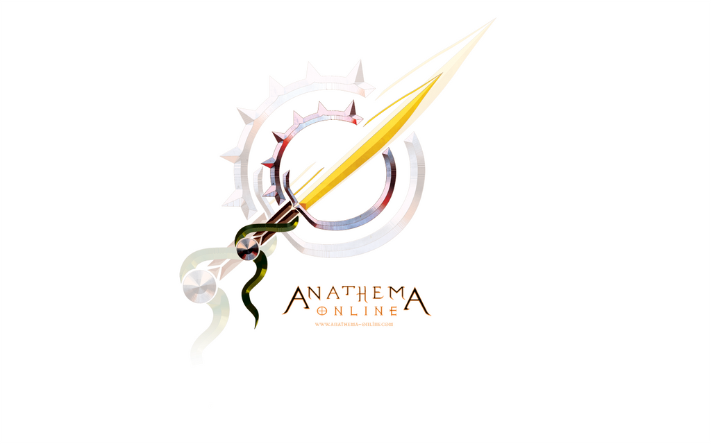 AO: Logo Wallpaper White by Khalo