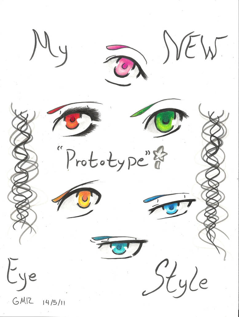 Anime Eye Styles By Gm12 On Deviantart