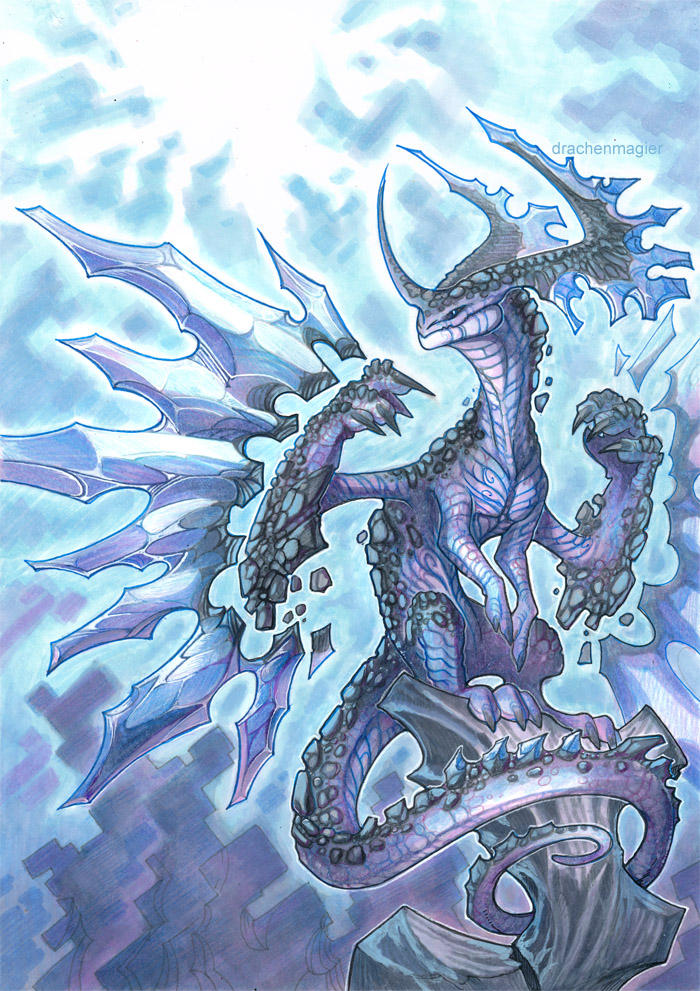 crystal dragon by drachenmagier