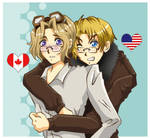 Hetalia Canada And America By Laurama On DeviantArt hetalia-canada-and-america-by-laurama-on-deviantart