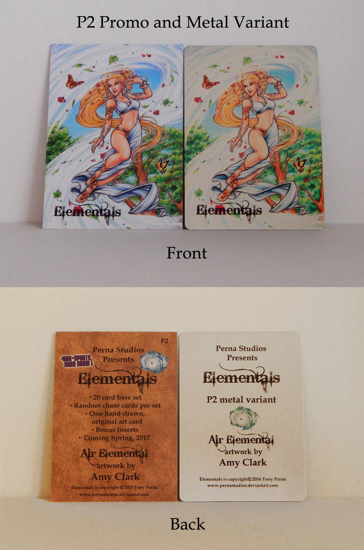 Elementals P2 Promo + Metal Variant - FOR SALE by Pernastudios Elementals P2 Promo + Metal Variant - FOR SALE by Pernastudios