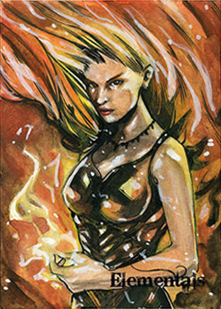 Elementals Sketch Card - Craig Yeung 3 by Pernastudios