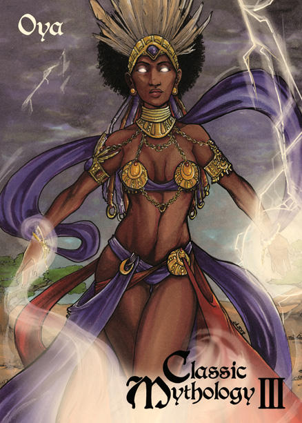 Oya Chase Card Art - Lynne Anderson by Pernastudios