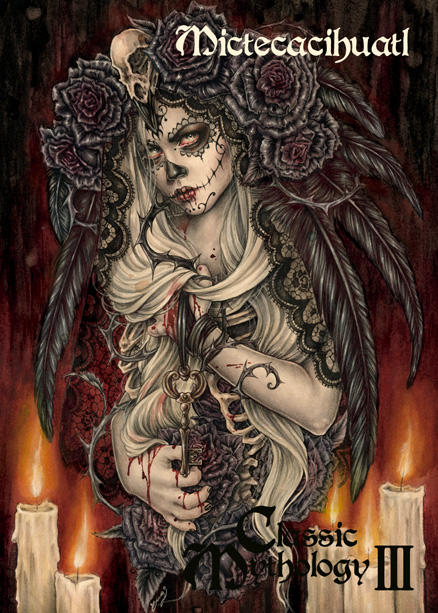 Mictecacihuatl Base Card Art - Enys Guerrero by Pernastudios
