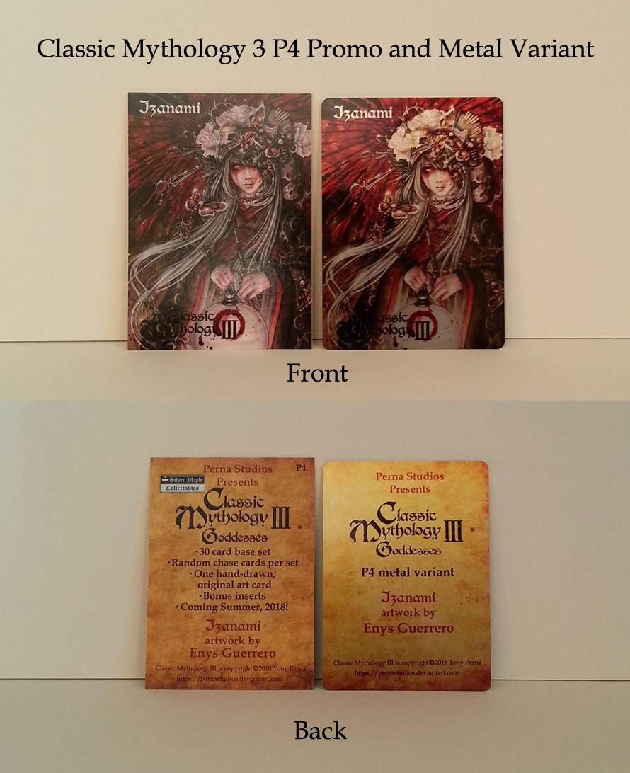 Classic Mythology III P4 Metal Variants - FOR SALE by Pernastudios