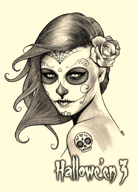 Day of the Dead - Metal Chase Art by Sean Pence by Pernastudios