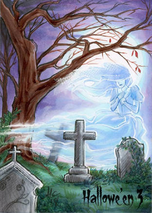 Hallowe'en 3 Sketch Card - Amy Clark 3 by Pernastudios