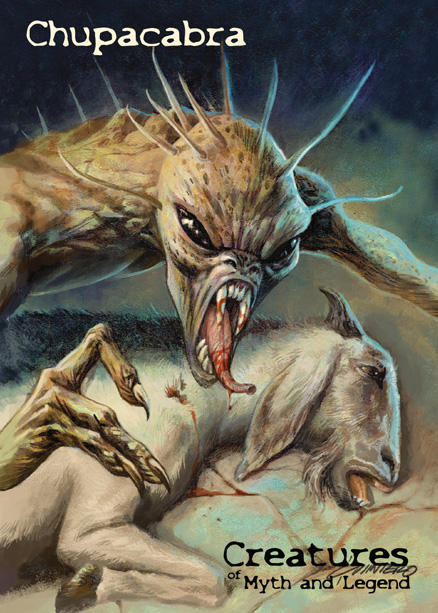 Chupacabra - P1 Promo Card Art by Fabian Quintero by Pernastudios
