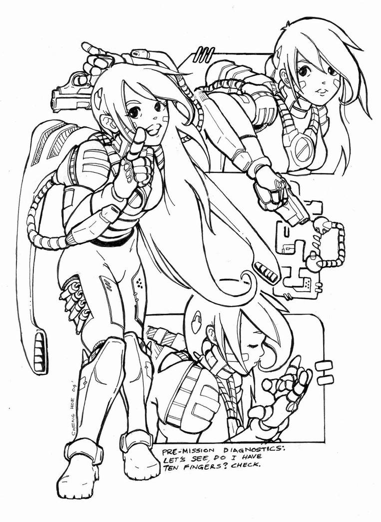 Mecha Girl Anime Version By Charsiewpau On Deviantart