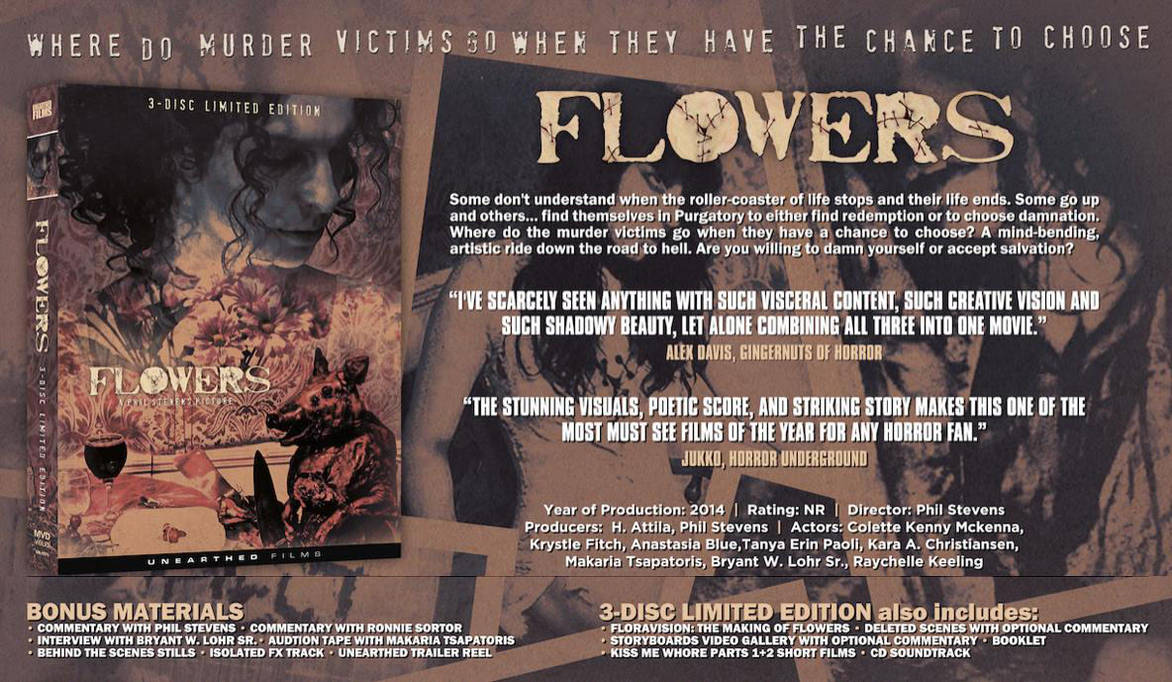 FLOWERS Unearthed Films DVD Release! by Manomatul FLOWERS Unearthed Films DVD Release! by Manomatul