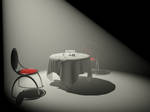 Cafe Table for Two, take three by carlfoxmarten