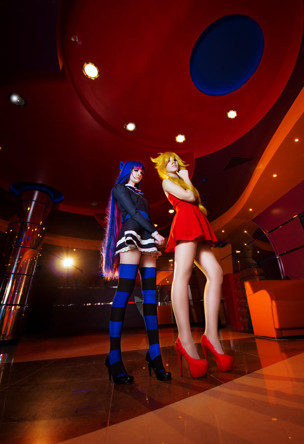 Panty Stocking Those legs by Wan-Mei