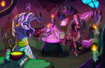 Commission: Witches at Work by Earthsong9405
