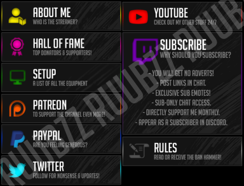 Twitch.TV/Utorak's Panels 2018. by smallruubzz
