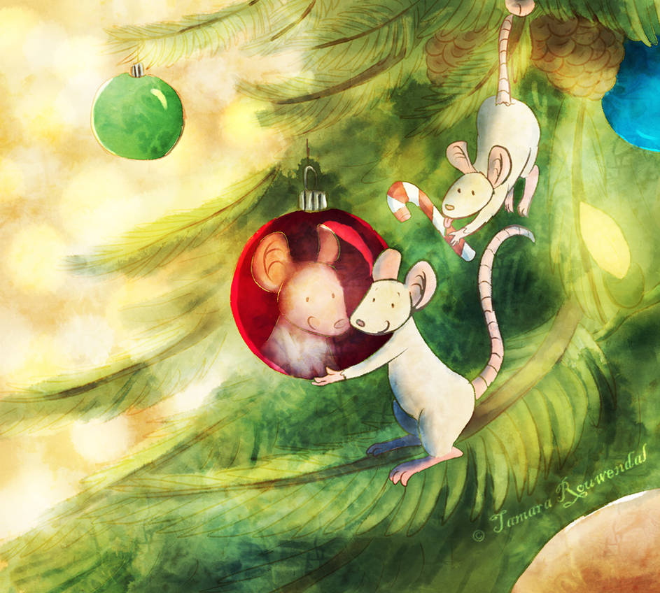 Christmas Mice 2015 by tamaraR Christmas Mice 2015 by tamaraR