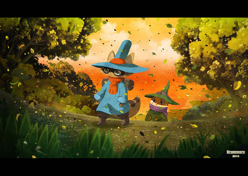 Ptibo et Ti jean L'Automne. by warobruno