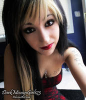 Red Lace Dress by DarkMousysGirl123