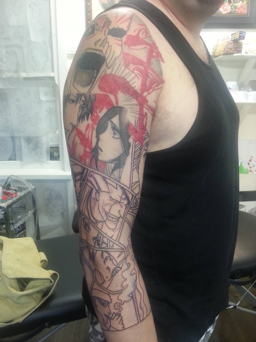 Stage of art tattoo