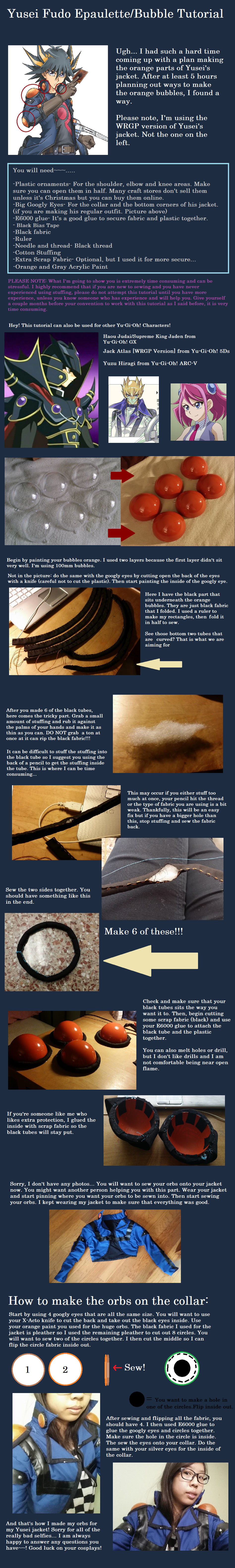 Yusei Fudo Epaulette/Bubble/Orb Tutorial by Noiz-Bleu