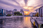 Sunset at Spree in Berlin by MCRfreak0815