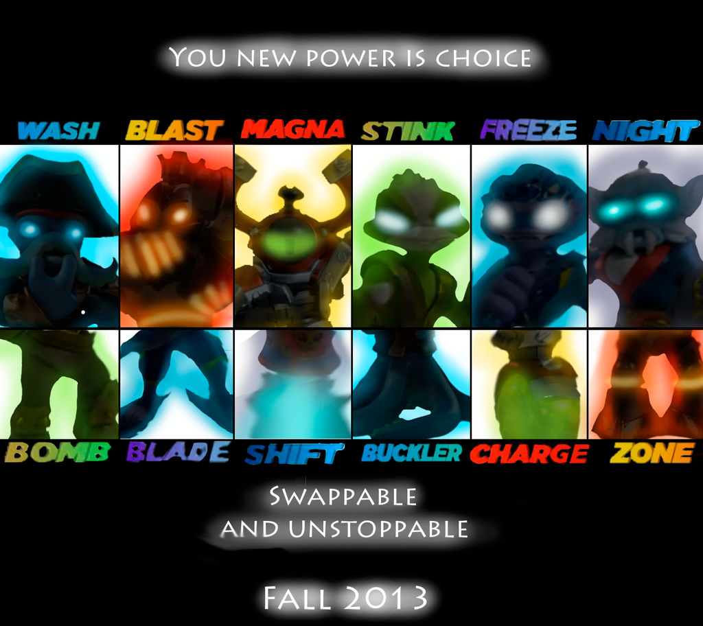 Skylanders Swap force poster by rizegreymon22 on DeviantArt