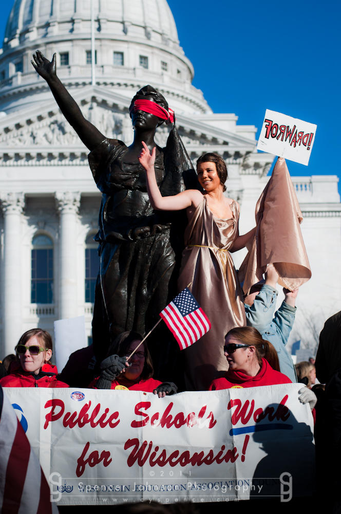 Madison, WI Protests 2 by cyspence