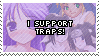 Stamp - I Support Traps by foxlee