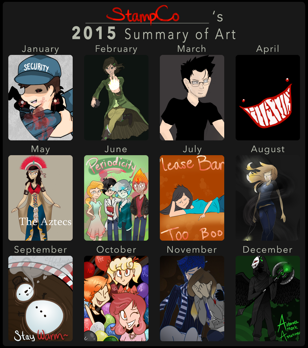 2018 Art Summary by VanadiumValor on DeviantArt