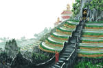 Monastery Stairs. by kuoke