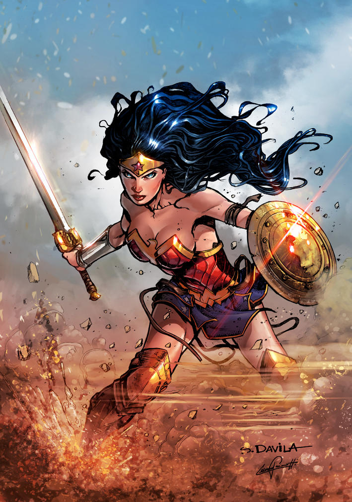 Wonder Woman 2017 DC COMICS (color) by le0arts
