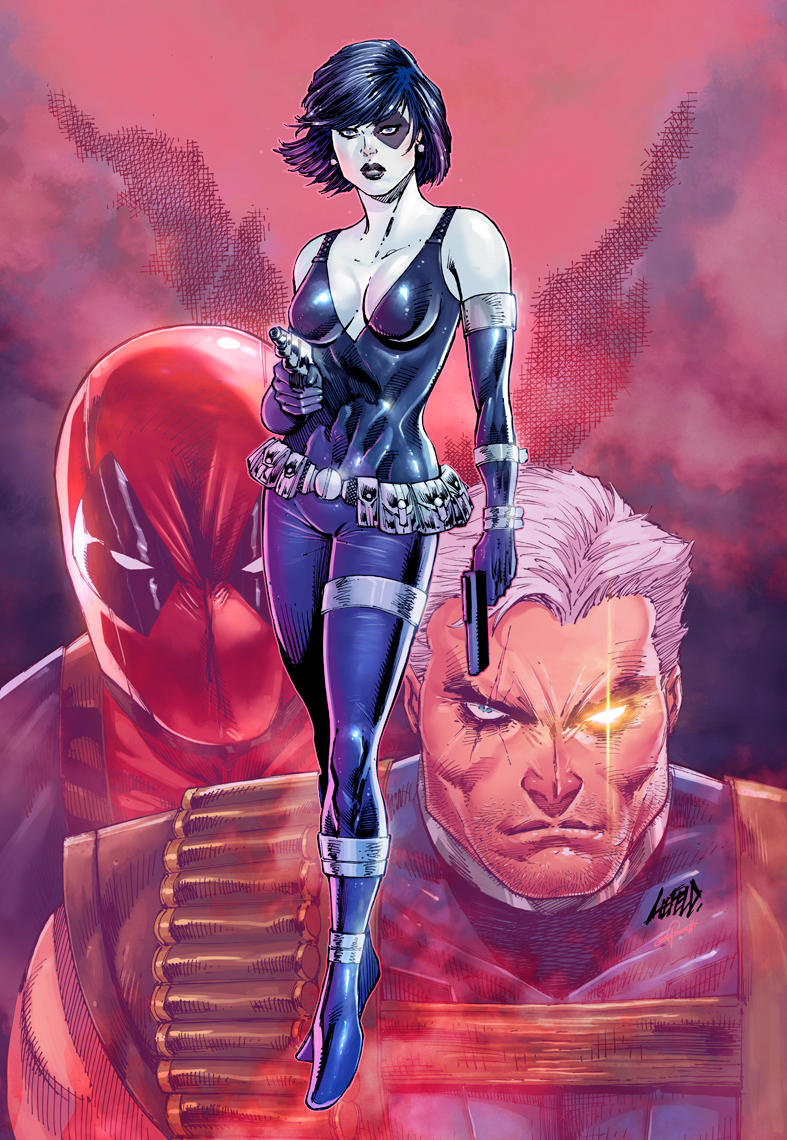 Domino #1 color MARVEL by le0arts