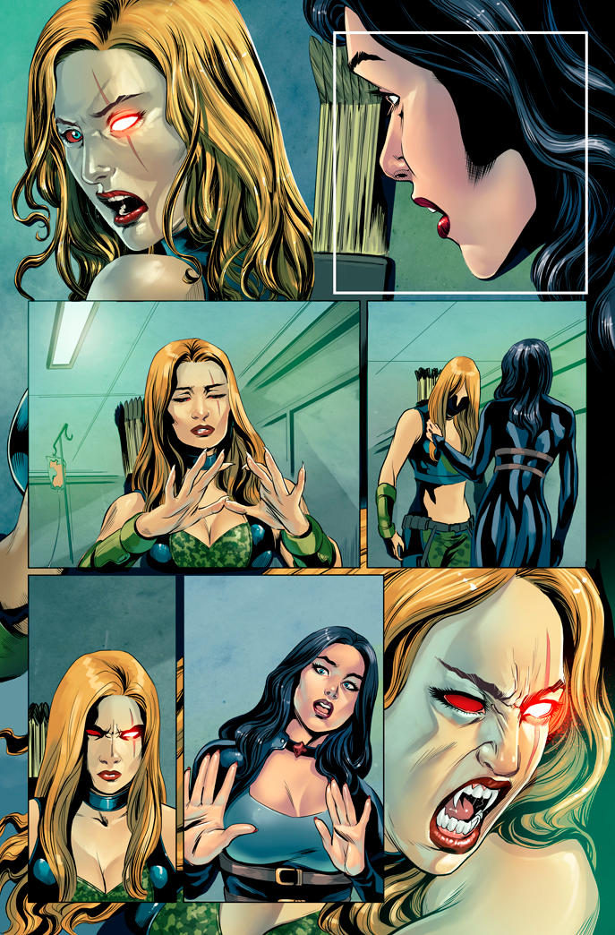 Van Helsing vs. Robyn Hood #2 Zenescope COLOR by le0arts