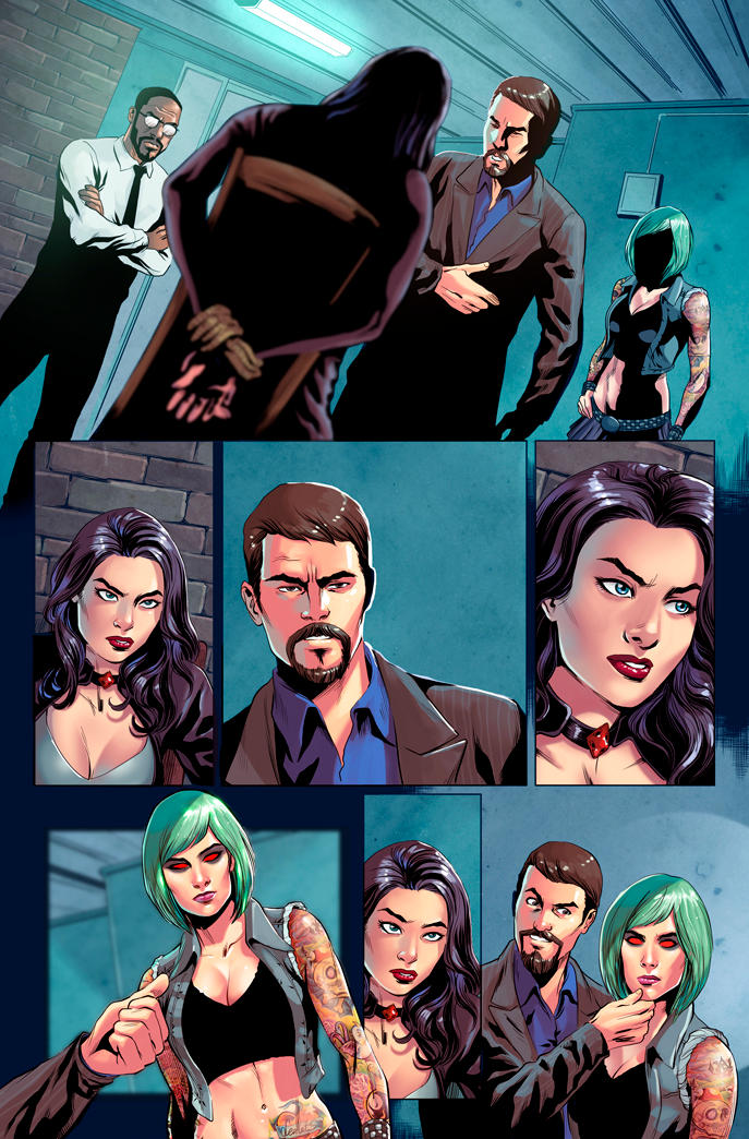 Van Helsing vs. Robyn Hood #2 Zenescope COLOR by le0arts