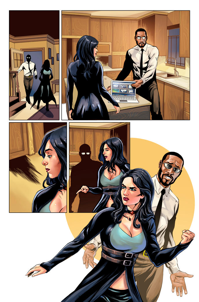 Van Helsing vs. Robyn Hood #2 Zenescope COLOR by le0arts