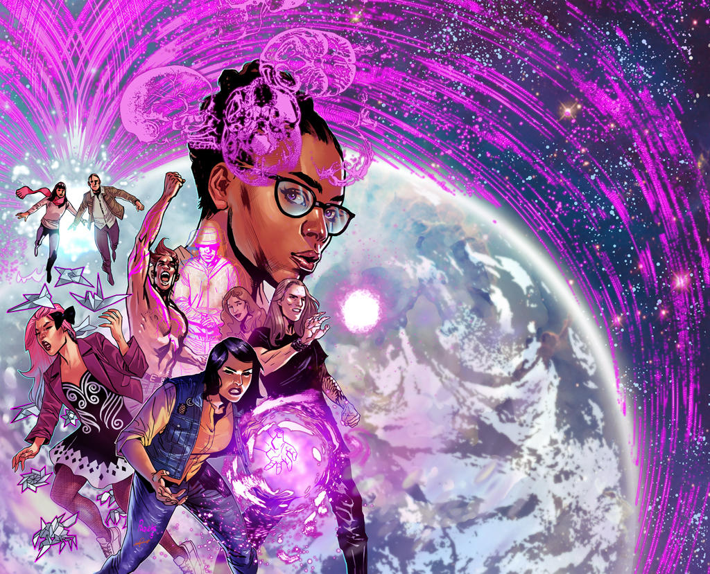 Humanoids new universe H1 NYCC 2018 panel (colors) by le0arts