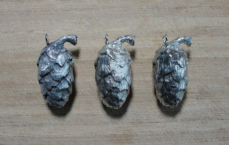Pewter Larch Cone by Psydrache