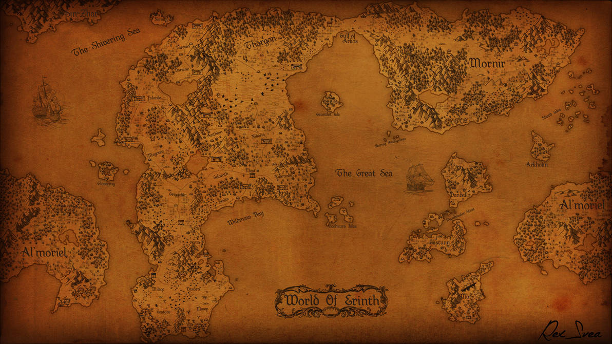 Map of Erinth by RexSvea