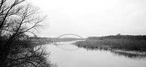 Bridge over the Narew River by june-june