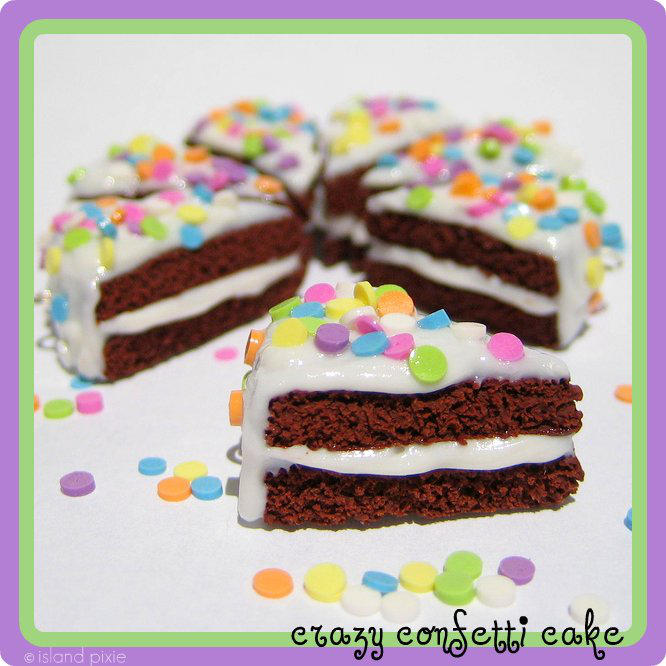 Crazy Confetti Chocolate Cake by strawberrywafers