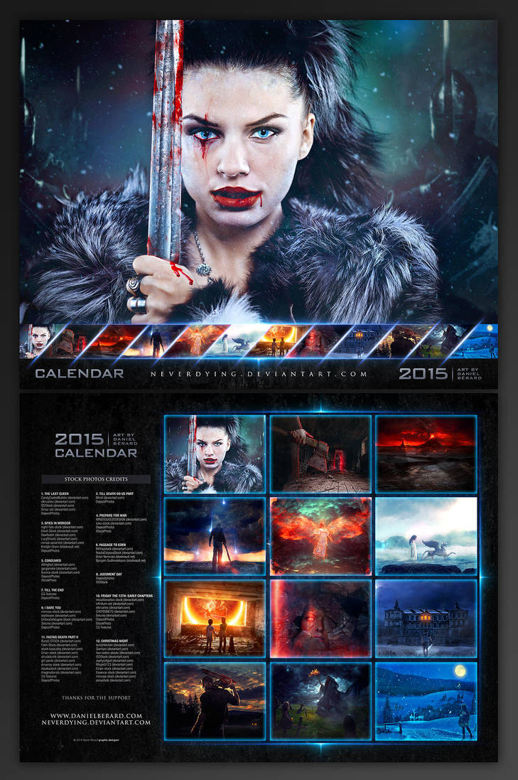 2015 Calendar by neverdying
