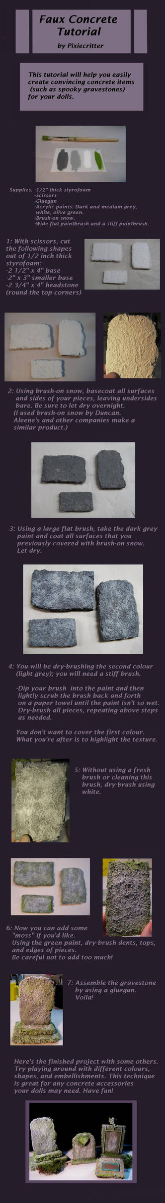 Gravestone Tutorial by Pixiecritter