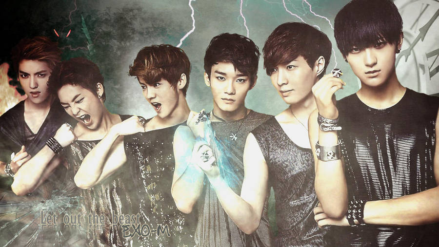 Exo M Let Out The Beast Wallpaper By Dangerous Love On Deviantart