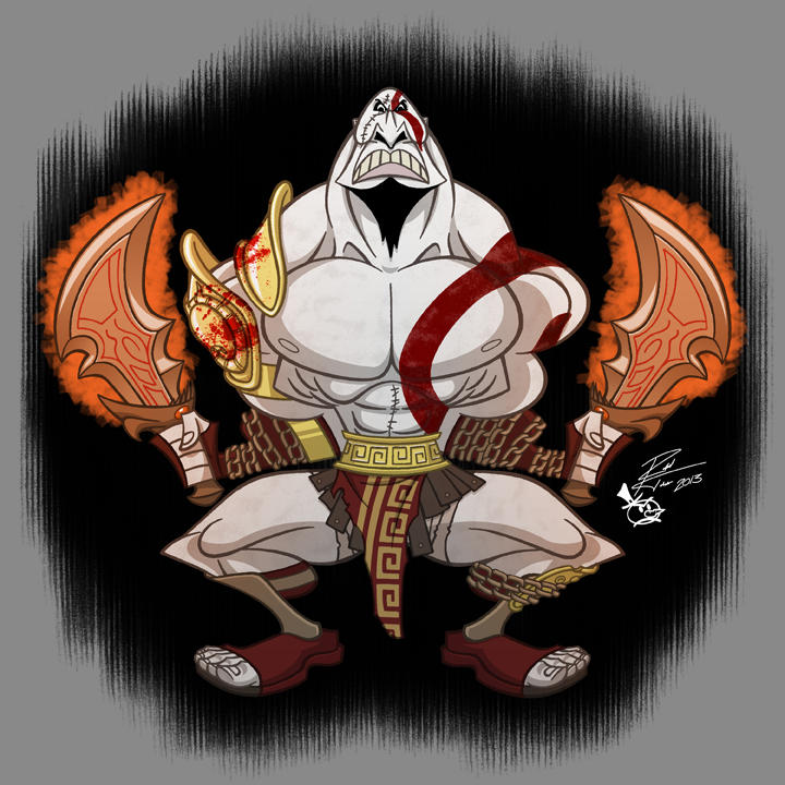 Kratos God Of War by RToledoMrSnOw