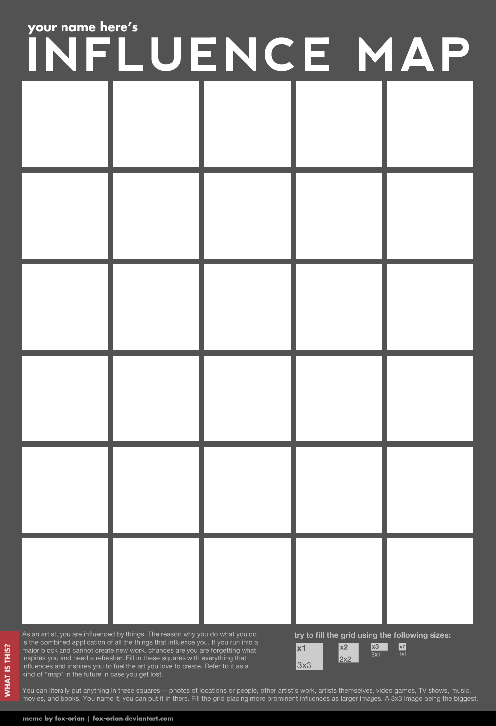 Influence Map Template by fox-orian