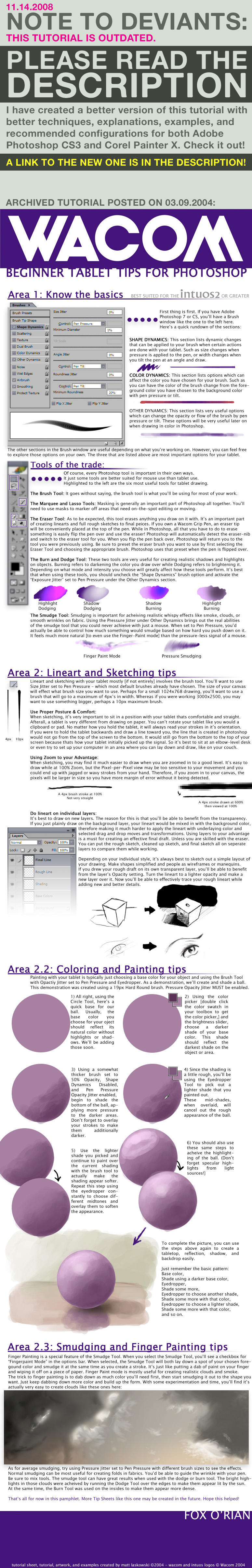 WACOM Starter Tablet Tips 2004 by fox-orian